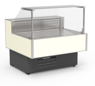 Холодильная витрина Cryspi Gamma Quadro М 1500 LED (с боковинами)