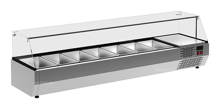 Витрина для ингедиентов Polus A40 SН 1,0 с крышкой 0430