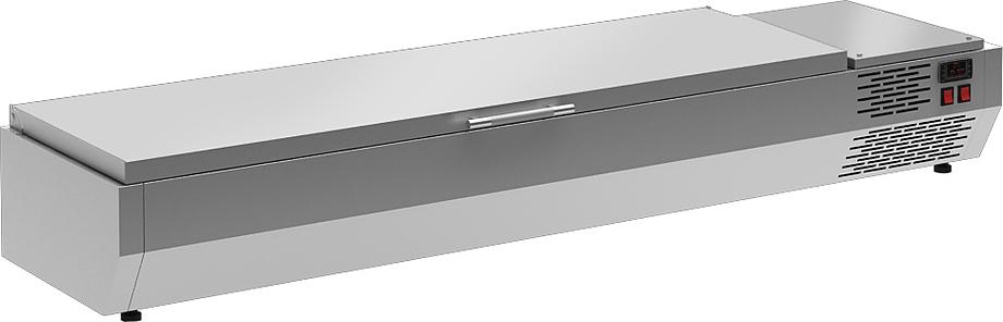 Витрина для ингедиентов Polus A40 SM 1,0 с крышкой 0430